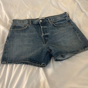 AGOLDE Parker Long jean shorts